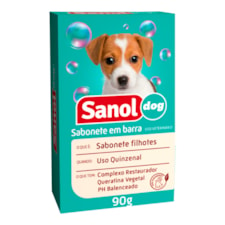 Sabonete Sanol Dog Filhotes Complexo Restaurador 90g