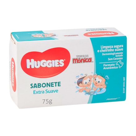 Sabonete Turma Da Mônica Huggies Suave 75g