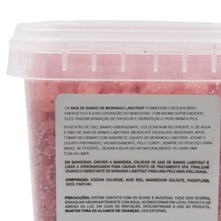 Sais de Banho Labotrat Morango 600g