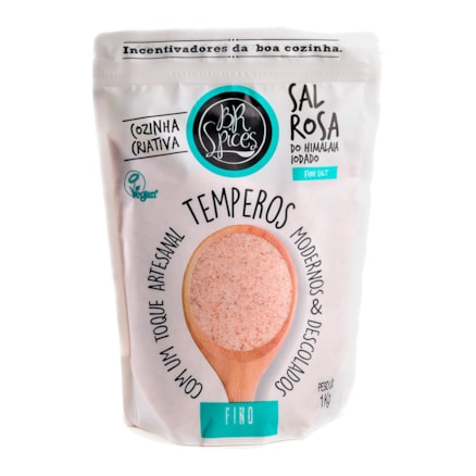 Sal Rosa Do Himalaia Br Spices Fino Sachê 1kg