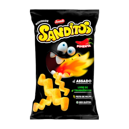 Salgadinho Sanditos Assado Pimenta 60g