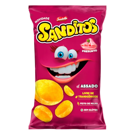 Salgadinho Sanditos Assado Presunto 60g