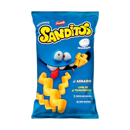 Salgadinho Sanditos Assado Requeijão 140g