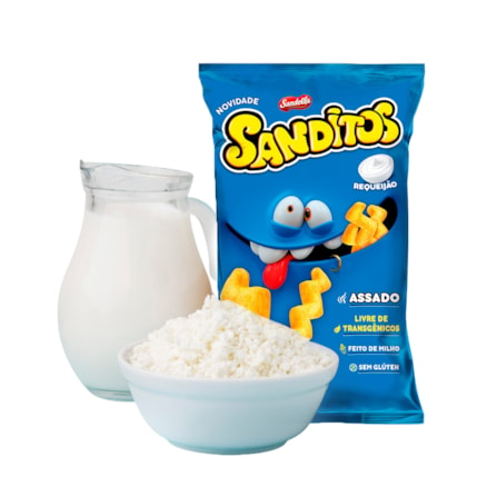 Salgadinho Sanditos Assado Requeijão 30g