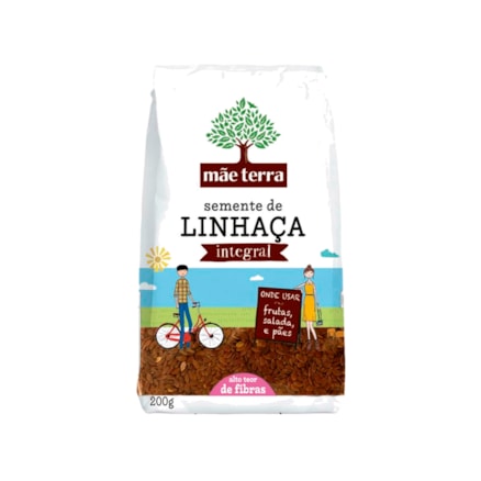 Semente De Linhaca Mãe Terra Integral 200g