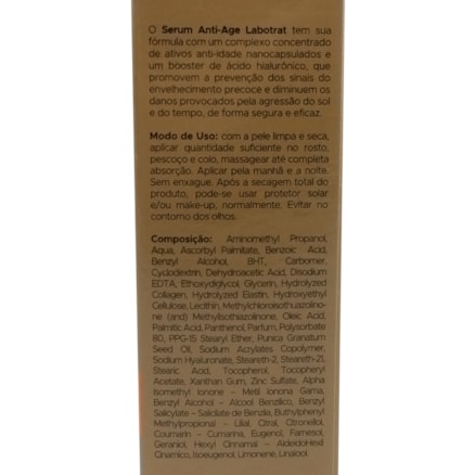 Sérum Anti-Age Facial Labotrat Anti-idade 30ml