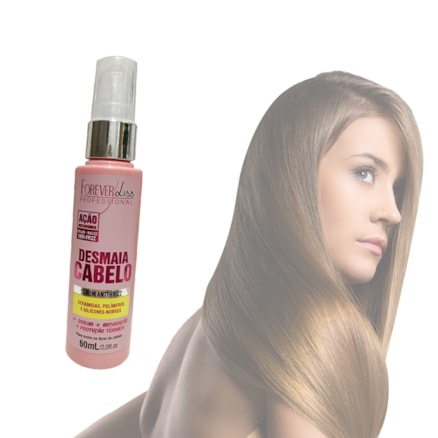 Serum Forever Liss Desmaia Cabelo Anti Frizz Ceramidas 60ml