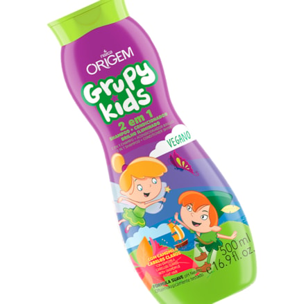 Shampoo 2 Em 1 Grupy Kids Brilho Iluminado Camomila 500ml