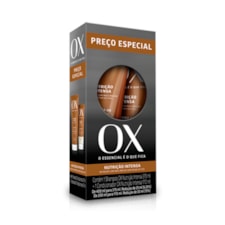 Shampoo 375ml + Condicionador 170ml Ox Nutrição Intensa