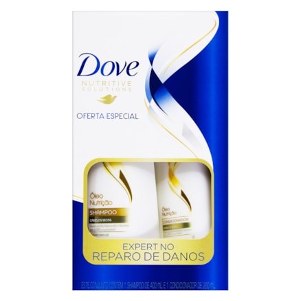 Shampoo 400ml+condicionador 200ml Dove Therapy Óleo Nutrição