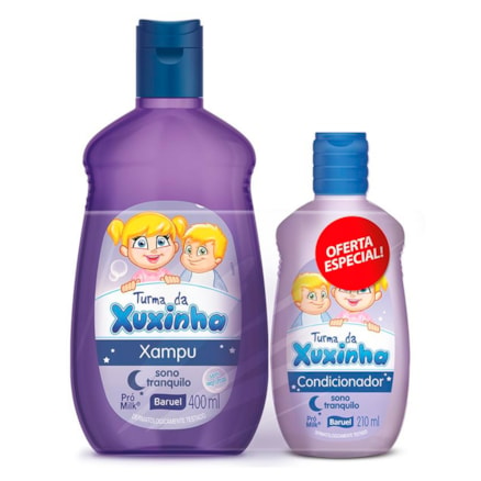 Shampoo 400ml + Condicionador 210ml Xuxinha Sono Tranquilo