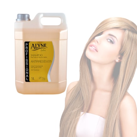 Shampoo Alyne Profissional Anti-resíduos Sem Parabenos 5l