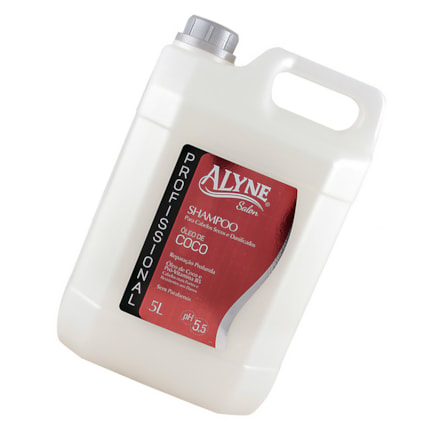 Shampoo Alyne Profissional Coco Reparação Profunda 5l