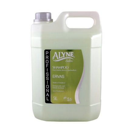 Shampoo Alyne Profissional Ervas Mentol Refrescante 5l