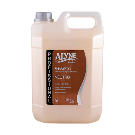 Shampoo Alyne Profissional Neutro Limpeza Suave 5l