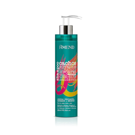 Shampoo Amend Cabelos Cacheados Ondulados Crespos 250ml