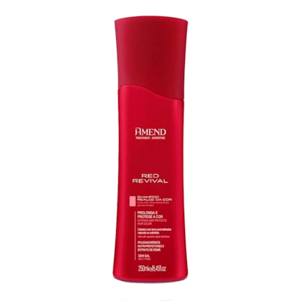 Shampoo Amend Realce Cor Vermelho Prolonga A Cor 250ml