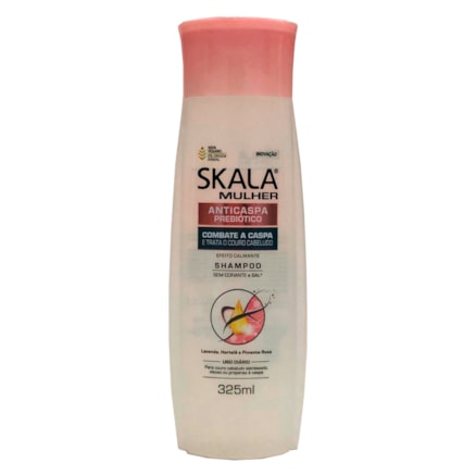 Shampoo Anti Caspa Skala Mulher Anticaspa Lavanda 325ml