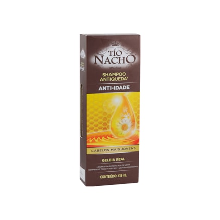 Shampoo Antiqueda Tio Nacho Anti-idade 415ml