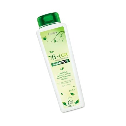 Shampoo B-tox Organique Fattore Queratina e Pantenol 500ml