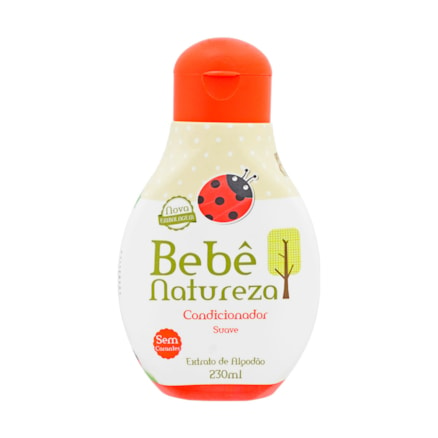 Shampoo Bebê Natureza Suave Extrato Algodão Sem Sal 230ml