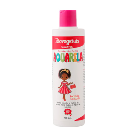 Shampoo Biovegetais Aquarela Cachinhos Dos Sonhos 300ml