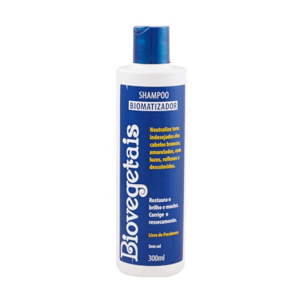 Shampoo Biovegetais Biomatizador Neutralizante Sem Sal 300ml