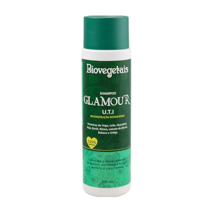 Shampoo Biovegetais Glamour Uti Reconstrução 300ml