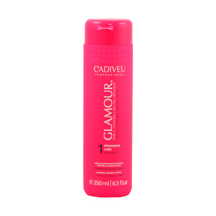 Shampoo Cadiveu Glamour Rubí Cisteina Nutrição 250ml