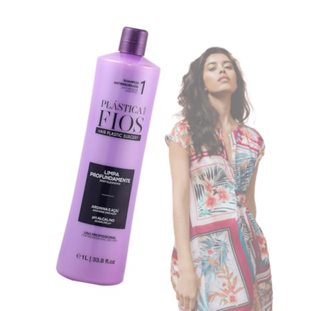 Shampoo Cadiveu Plástica De Argila Fios Revitalizados 1l