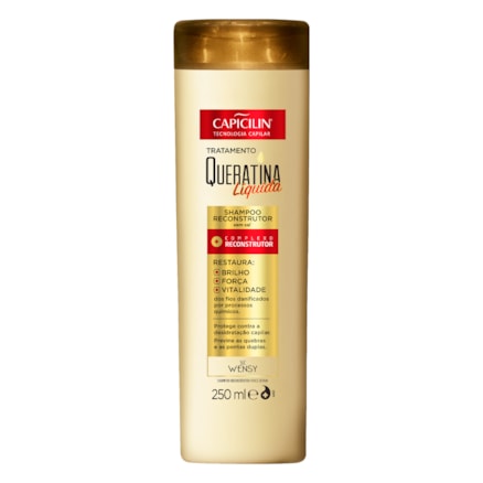 Shampoo Capicilin Queratina Reconstrutor 250ml