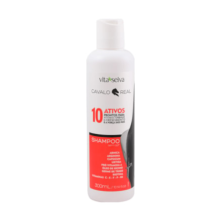 Shampoo Cavalo Real 10 Ativos Restauração Capilar 300ml