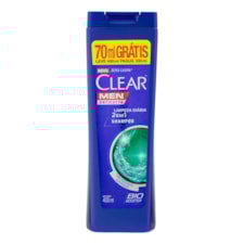 Shampoo Clear Anticaspa Limpeza Diária 2 Em 1 400ml