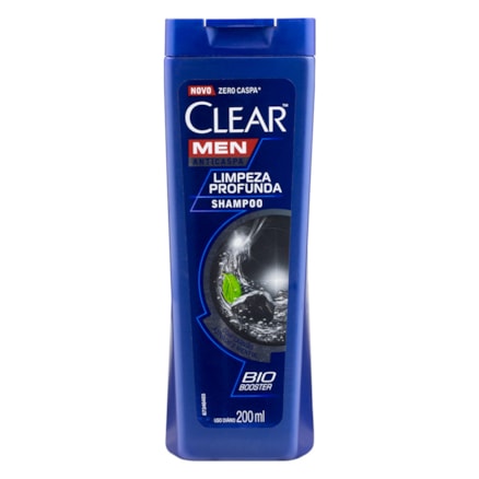 Shampoo Clear Anticaspa Limpeza Profunda 200ml