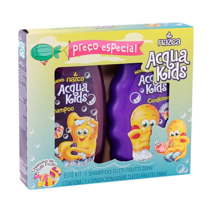 Shampoo + Condicionador Acqua Kids Tutti Frutti 250ml