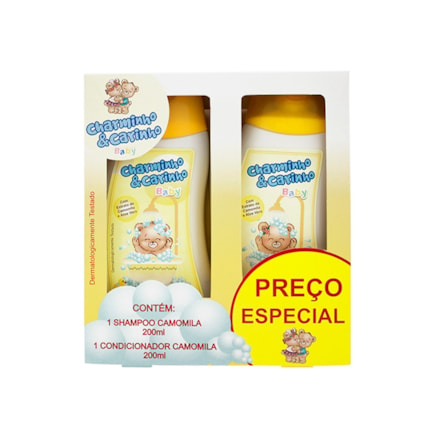 Shampoo + Condicionador Charminho E Carinho Camomila 200ml