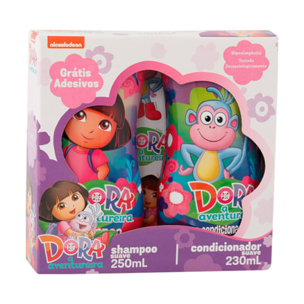 Shampoo + Condicionador Dora Aventureira Sem Sal 250ml