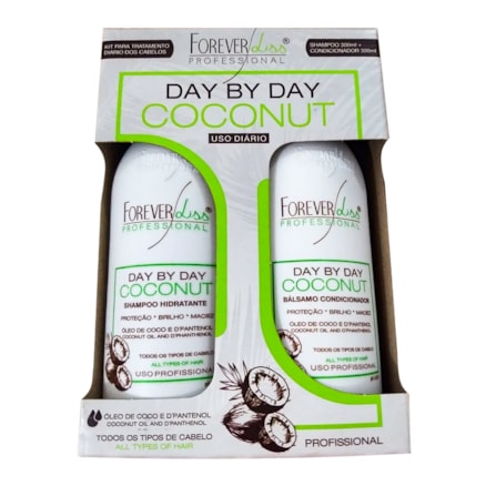 Shampoo + Condicionador Forever Liss Óleo Coco Coconut 300ml