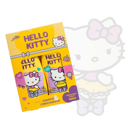 Shampoo + Condicionador Hello Kitty Cabelos Finos 260ml