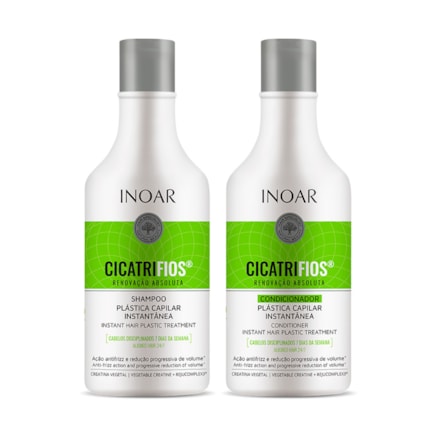 Shampoo + Condicionador Inoar Cicatrifios Restaurador 250ml