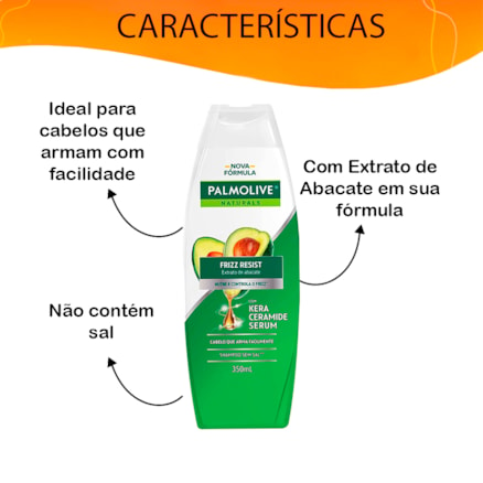 Shampoo + Condicionador Palmolive Naturals AntiArmado com Extrato de Abacate 325ml