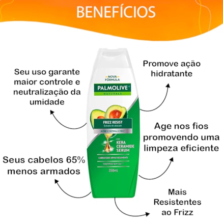 Shampoo + Condicionador Palmolive Naturals AntiArmado com Extrato de Abacate 325ml