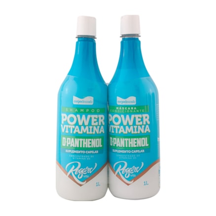 Shampoo+condicionador Regarv Profissional Power Vitamina 1l