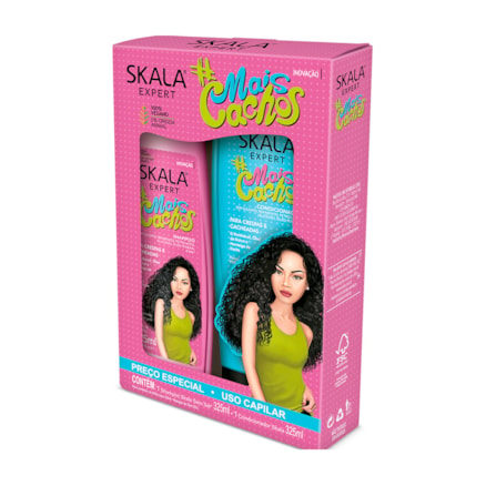 Shampoo + Condicionador Skala Bomba Sou+cachos 325ml