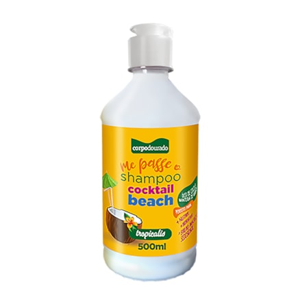 Shampoo Corpo Dourado Óleo De Coco Manteiga De Karité 500ml