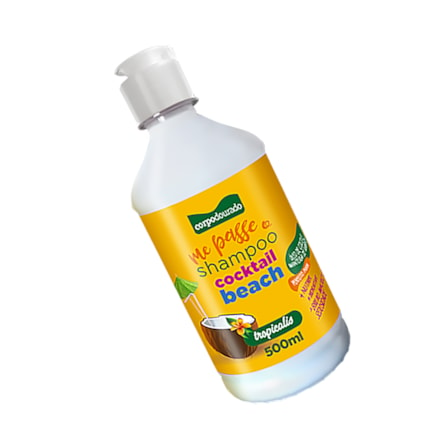 Shampoo Corpo Dourado Óleo De Coco Manteiga De Karité 500ml