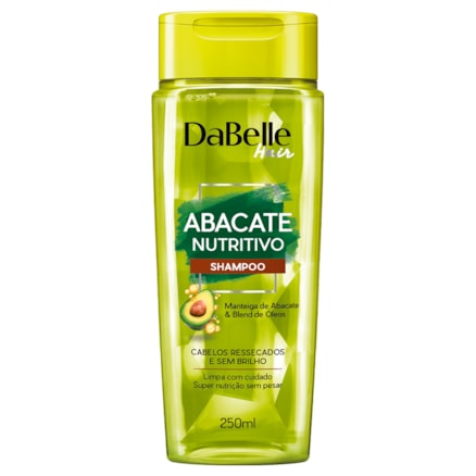 Shampoo Dabelle Hair Abacate Super Nutrição 250ml