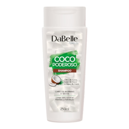 Shampoo Dabelle Hair Coco Poderoso Cabelos Ressecados 250ml