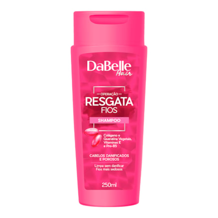 Shampoo Dabelle Hair Resgata Fios Colágeno Queratina 250ml