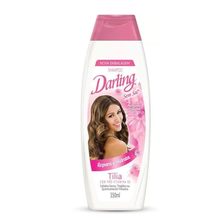 Shampoo Darling Tilia Cabelos Secos Tingidos Frágeis 350ml